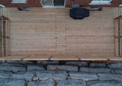 completed deck project